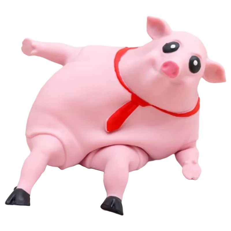 B05C-Pet Spremitura di maiale rosa antistress Simpatico animale da spremere Piccolo maiale antistress