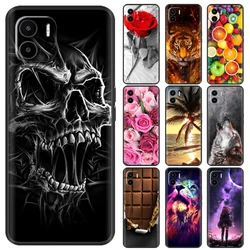 For Xiaomi Redmi A1 Case Redmi A1 2022 Soft Silicone Back Phone Cases Redmi A1 Plus A1+ TPU Phone Cover redmiA1 A 1 Black Fundas