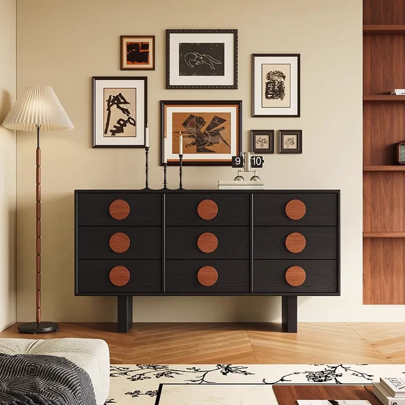 

Medieval style chest of drawers, bedroom locker, living room against the wall, drawer cabinet