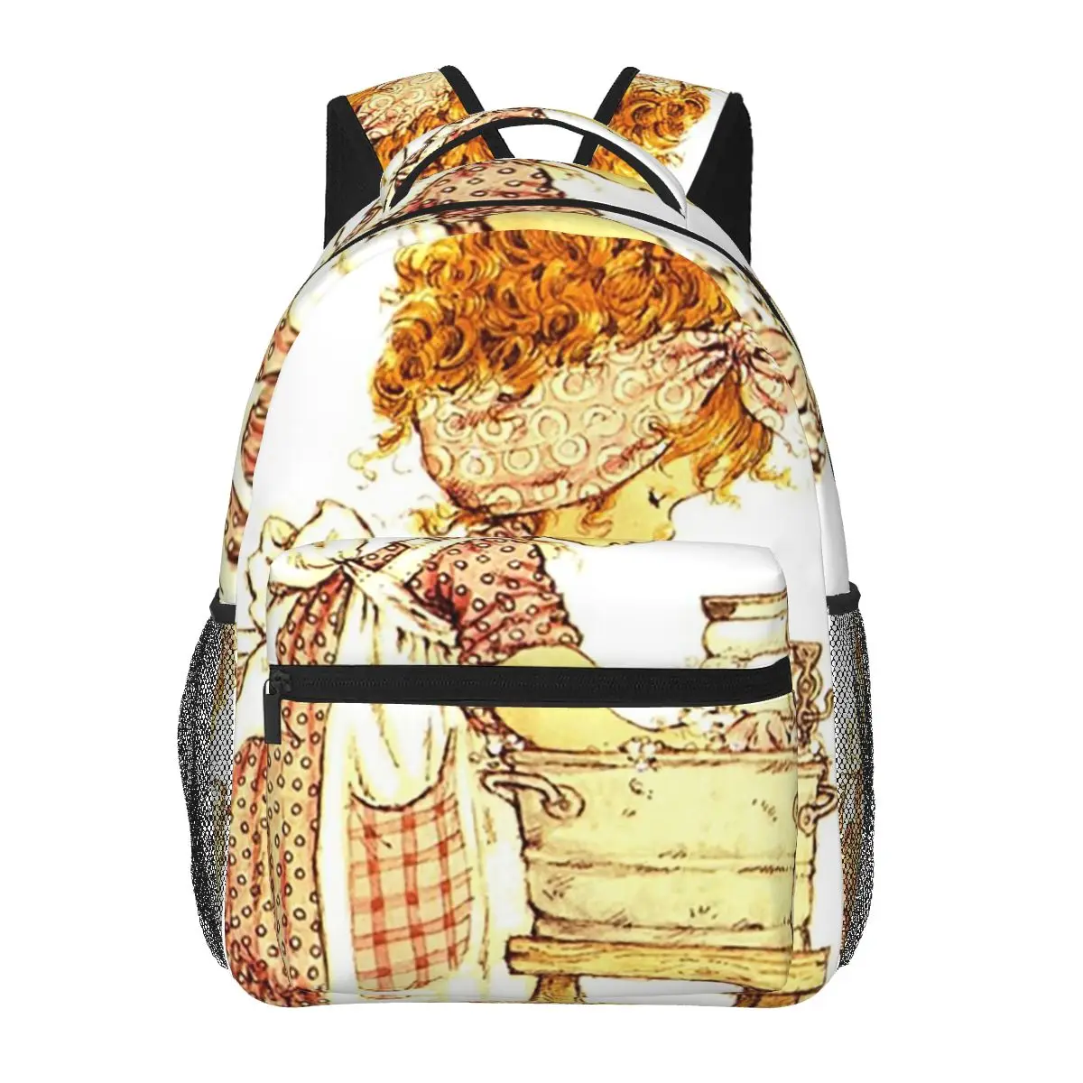 

Sarah Kay Swing Girl Cartoon Student Backpack School Bag Hiking Travel Daypack for Men Women Fashion Bookbag Shoulder Bags