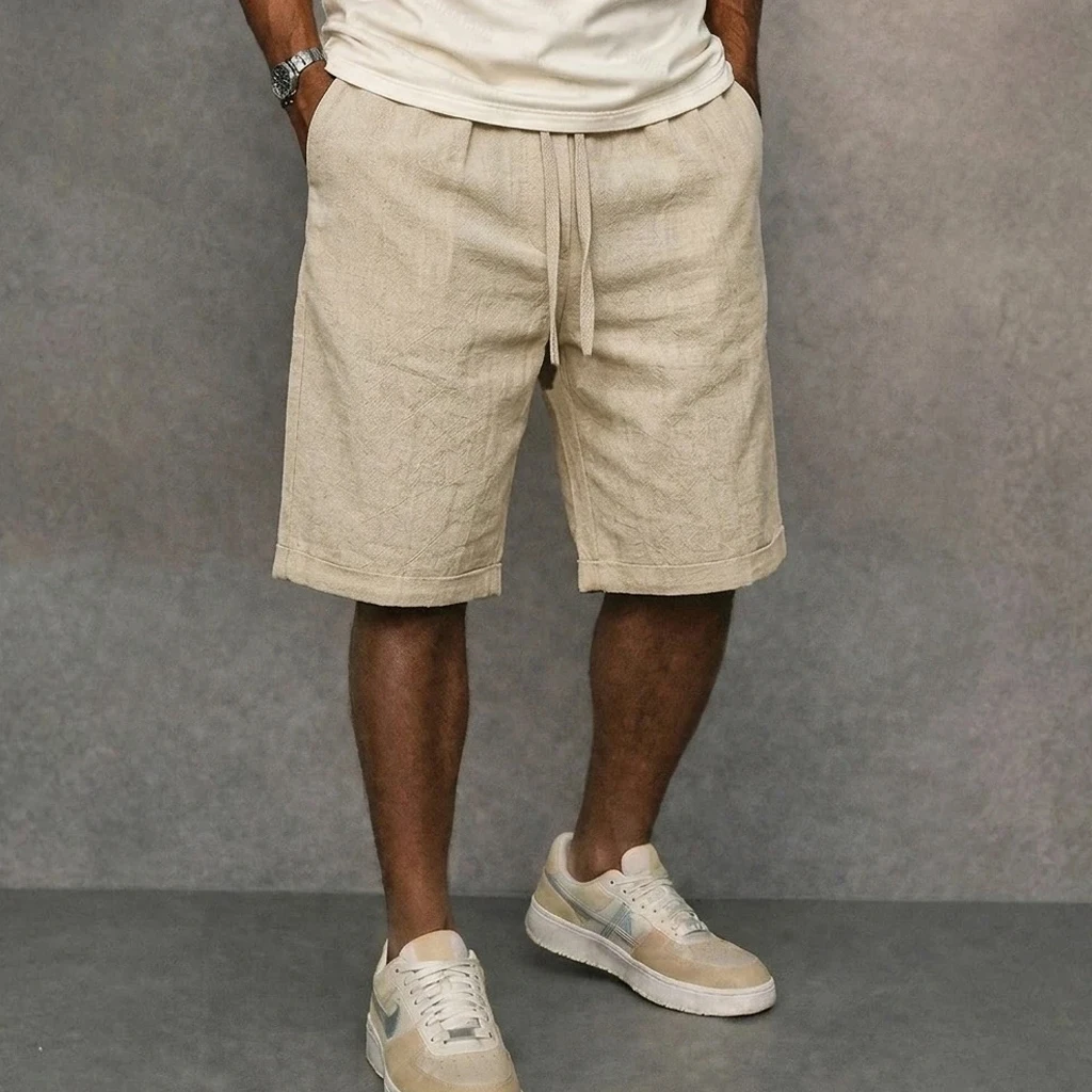 Thumbnail 3 - #47 Top 50 Mens Cotton Linen Summer Shorts