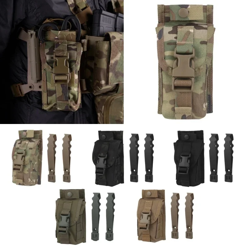 Tactical MOLLE Quick Release Medical Kit Pouch with Shears Slot, Emergency Medicall Storage Bag IFAK Trauma Survival Kitt Pouchh