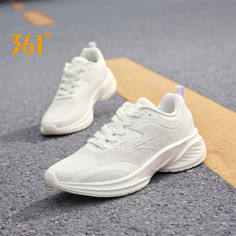 361 Degrees Running Shoes Women Cushioning Stable Waterproof Rebound Breathable Lightweight Jogging Women Sneakers 682412234