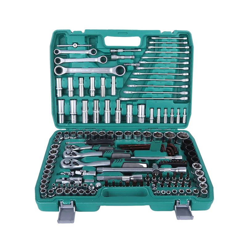 151PCS Professional Auto Repair Tool Set Household Socket Spanner Wrench CR-V Material