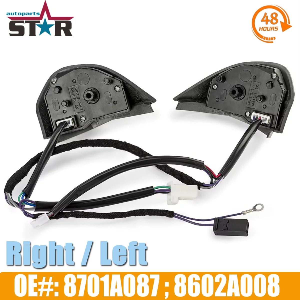 8701A087 8602A008 Steering Wheel Control Switch right left Wire For Mitsubishi ASX L200 Laner Outlander Pajero Sport 2008-2015