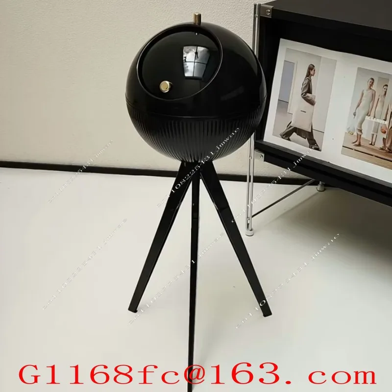 Trash Can Household Living Room Light Luxury High-end High-value with Cover 2025 New Kitchen Bathroom Special No Bending