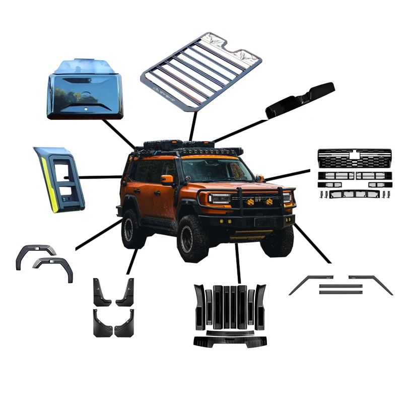 For  Chery Jetour Traveler G700 Rock Guards Car Bumpers Nudge Bar Mud Guards for Chery Jetour Traveler G700 Accessories
