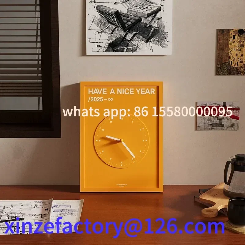 Personalizável novo 30x40cm simples relógio de parede moderno sala de estar decoração mudo led luxo silencioso