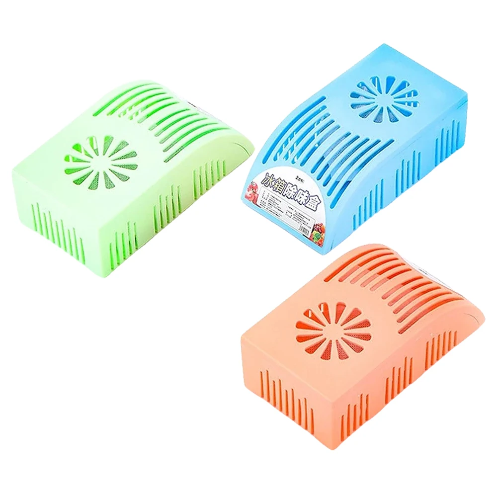 

3 Pcs Activated Carbon Odor Refrigerator Deodorant Box Air Freshener Home Closet Car Pet Space Trash Bin Smell