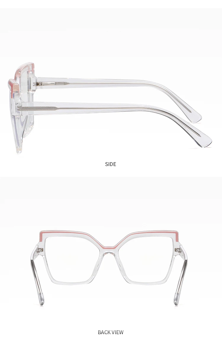 Legierung Rahmen Brille Vollrand Brillen Frauen Frühling Scharniere Kurzsichtig Oculos De Grau Brille 95977 – Detail 14