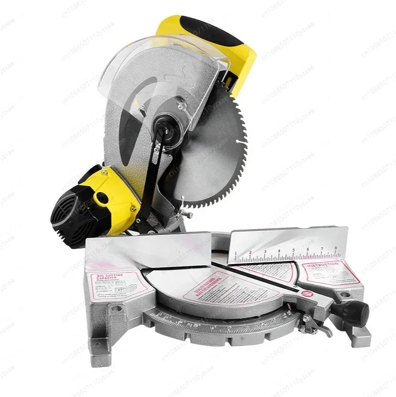 

10 Inch Aluminum Cutting Saw, Multi-Purpose Miter Saw for 255 Aluminum Alloy and Wood, High Precision Angle Cutter