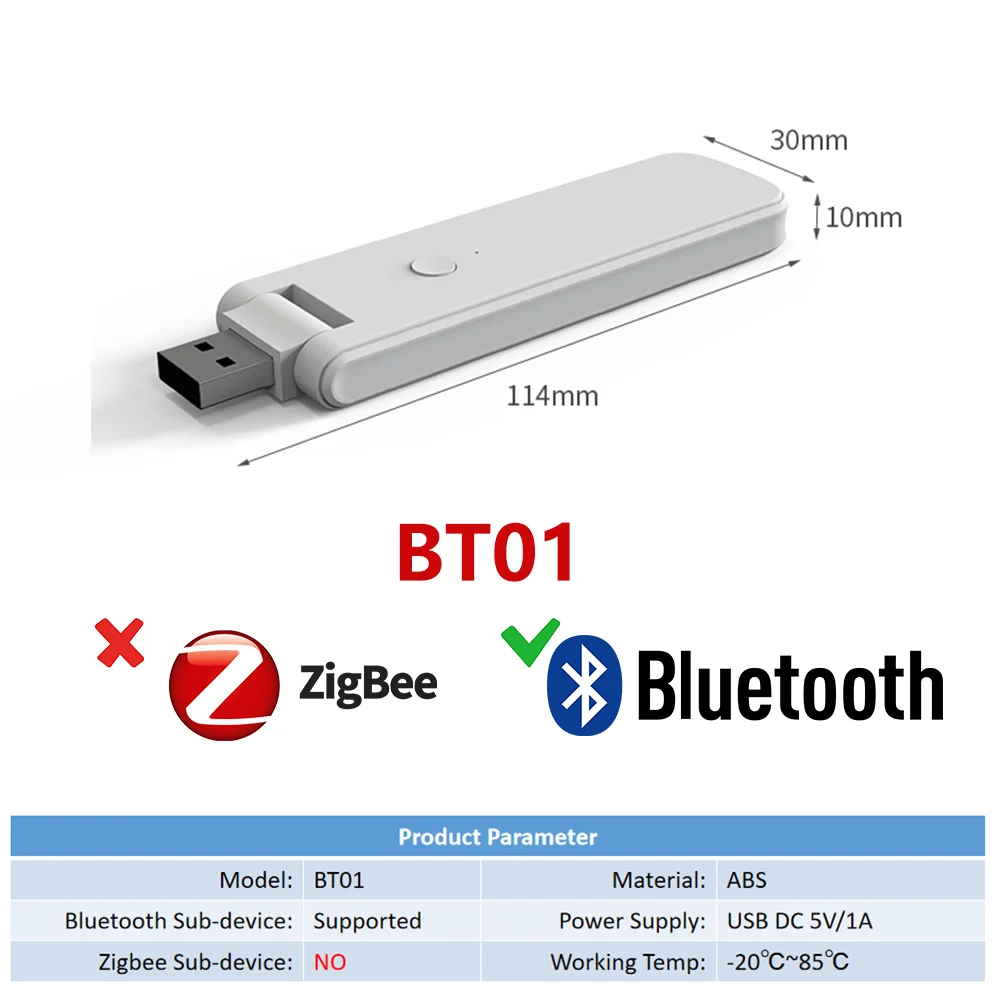 Tuya Zigbee – Hub Bluetooth, passerelle multimode, pont pour maison intelligente, pour l'automatisat