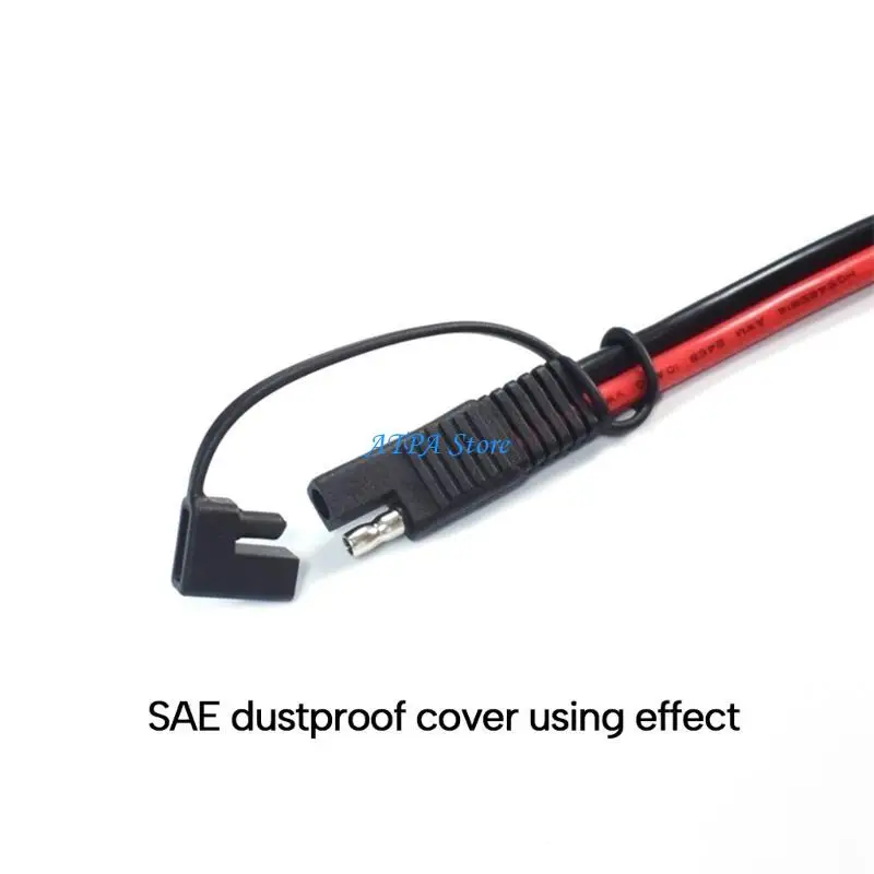 

U13C Automotive-Car SAE Harness Waterproof Cover SAE Adapter Charging Cable Waterproof Dustproof Cover Cases DIY Accessories
