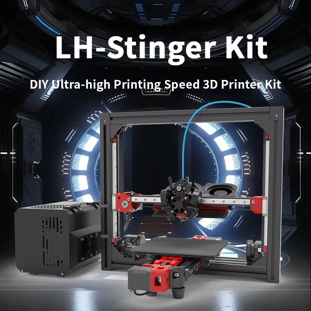 Professional Grade 3D Printer Extruder Auto-Load Filament 600 mm/sec print speed Auto-levelling Print Size 200*200*200mm