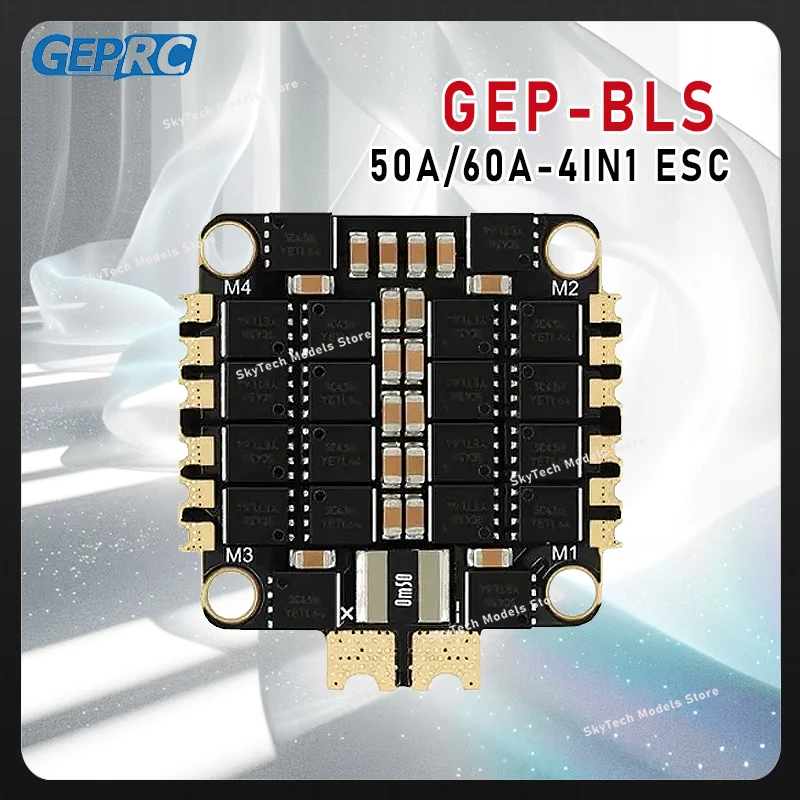 GEPRC GEP-BLS 50A/60A-4IN1 ESC 50A/60A Blhelis 3-6S Oneshot125/Oneshot42/Mulishot/Dshot150/300/600 pour RC
