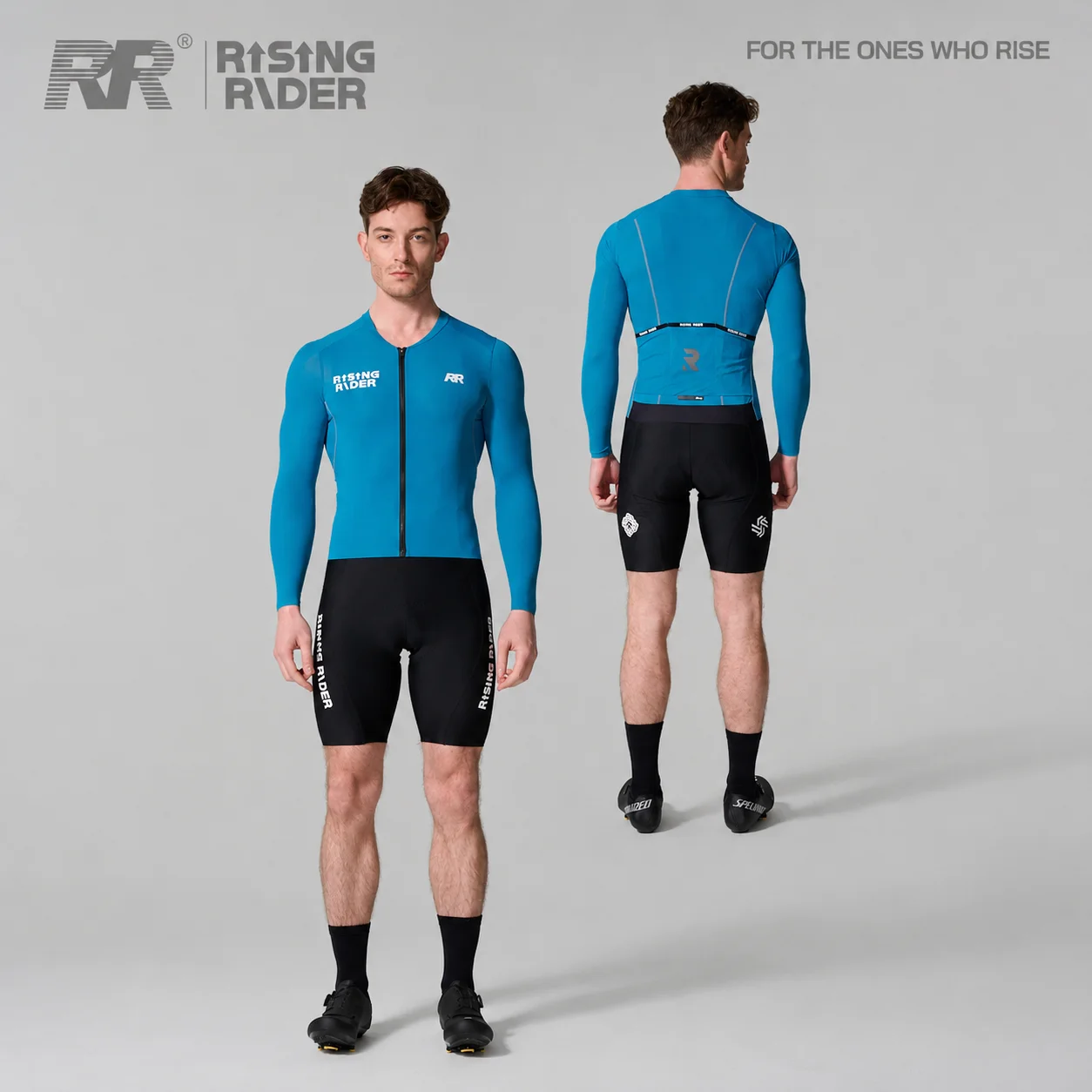 RR Men Advanced Long Sleeve Cycling Jersey Spring Summer Reflective Sun Protection Road Bike Shirt