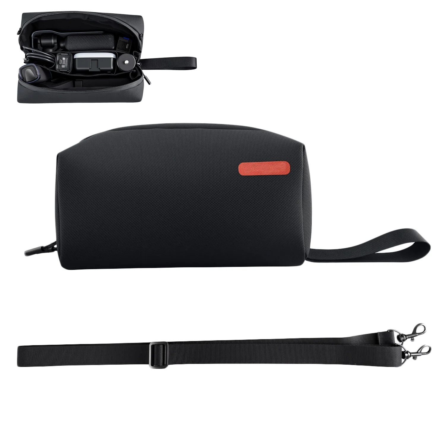 

Travel bag for DJI Pocket 4/3 Waterproof Shockproof Large Capacity Storage Bag Compatible with Action 6 5 Pro 4