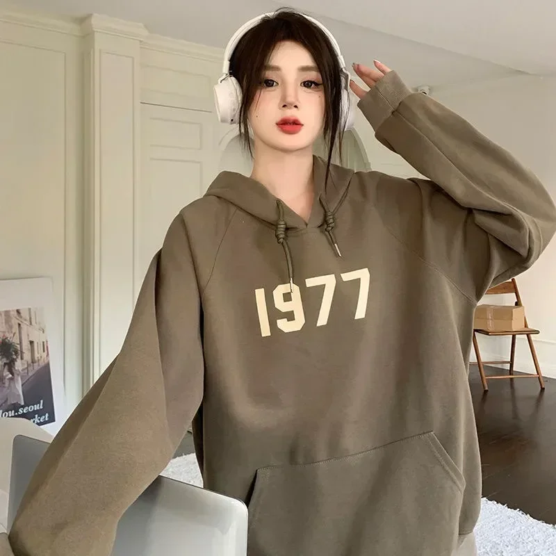 Y2k Women's Hoodies Large Size Casual Clothing Fashion Hooded Harajuku Sweatshirt Pullover Sportswear Baggy Hoodie Winter Korean