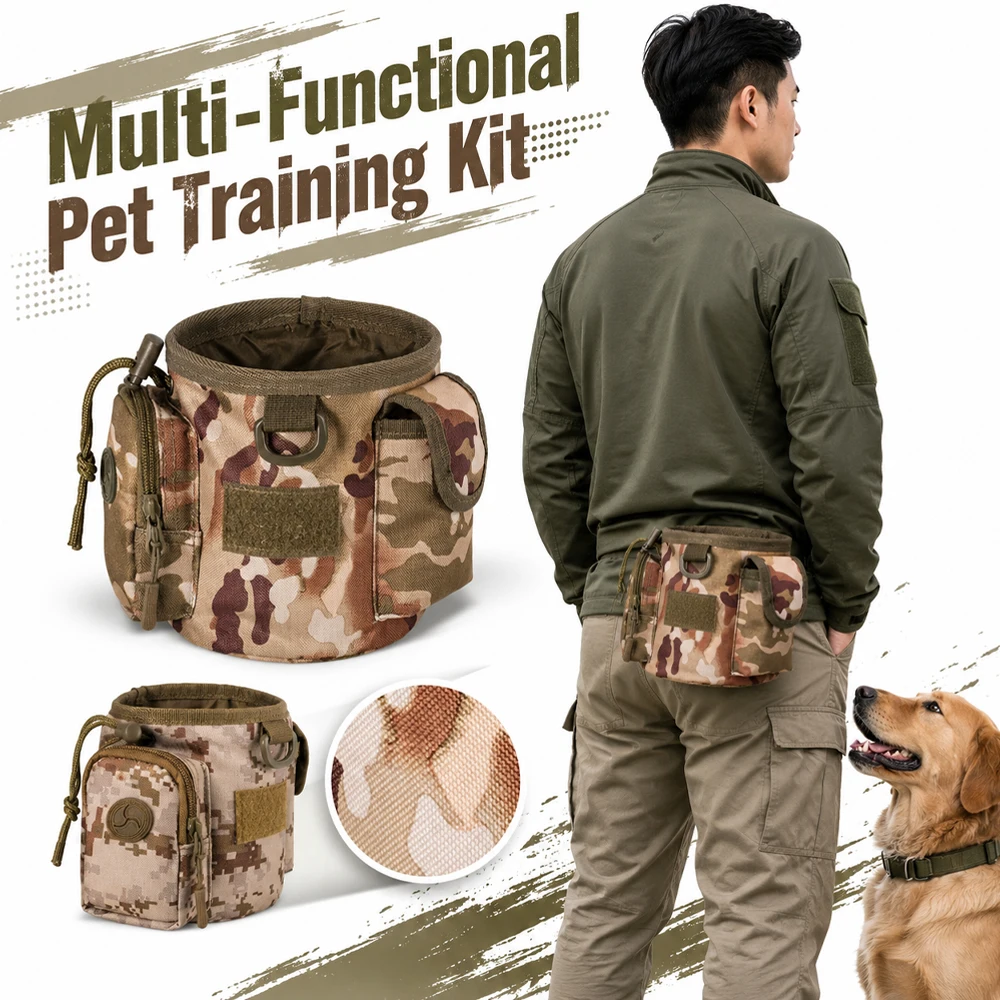 

Dog Training Waist Bag Outdoor Walking Pet Snack Pouch Portable Dog Treat Storage Bag for Small Medium Large Dogs