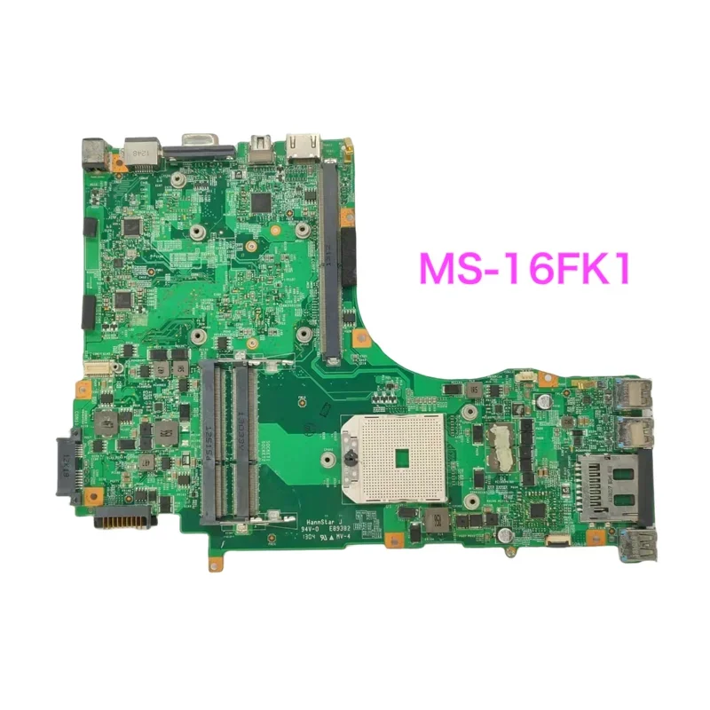 

Подходит для материнской платы ноутбука MSI GX60 MS-16FK1 VER1.2, материнская плата, 100% протестировано, ОК, полностью работает