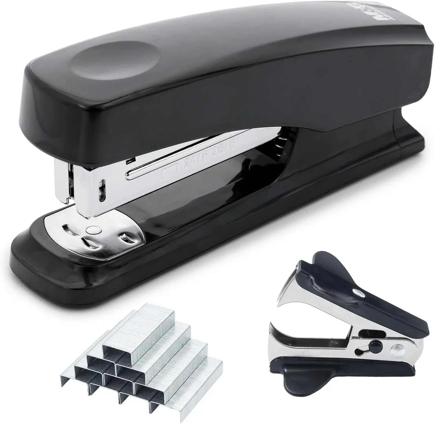 

Desktop Stapler with 25-Sheet Capacity, Two Binding Modes, Includes 1000 Staples and Remover for Office or Home Use