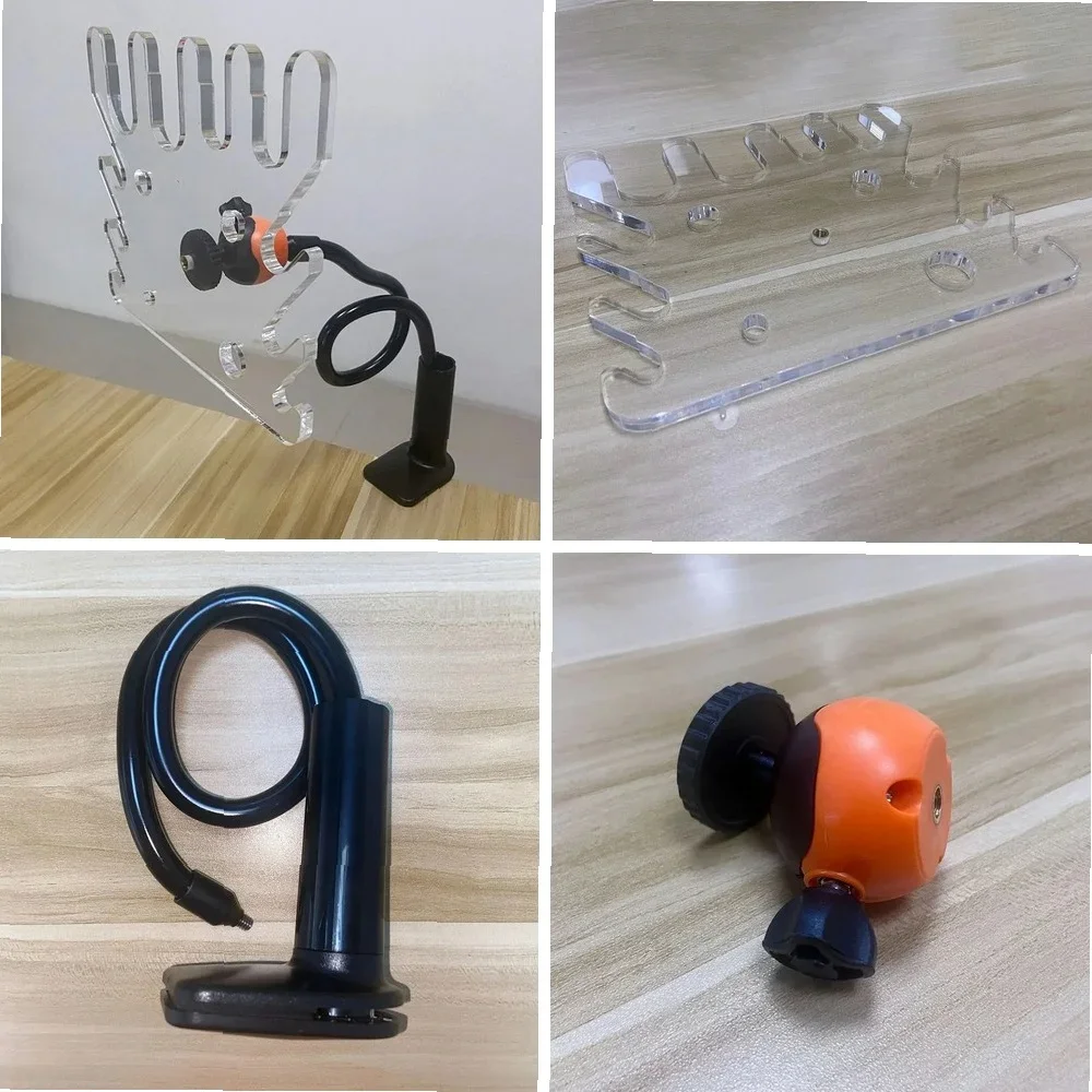 Universal Rotatable Anesthesia Circuit Holder, Adjustable Respiratory Pipeline Bracket, Movable Medical Stand