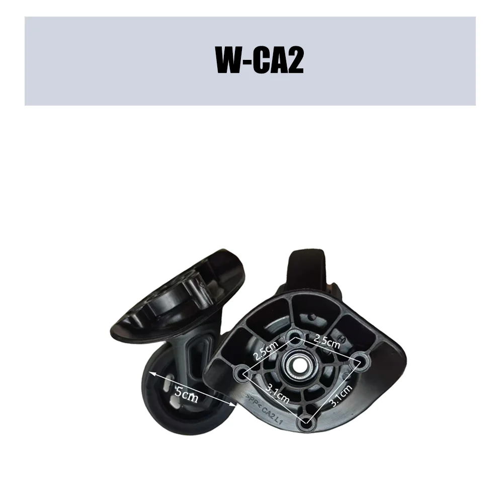 Suitable W-CA2 Trolley Case Wheel Pulley Sliding Universal Luggage Wheel Silent Smooth Wear-resistant Accessories Caster Wheels