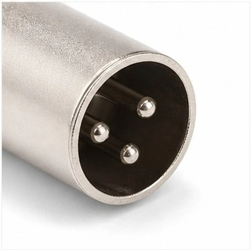 1Pcs Audio Adapter 3Pin Xlr Female to 6.35mm Male Mono Jack Professional Mic Speaker Connector Converter Adapter