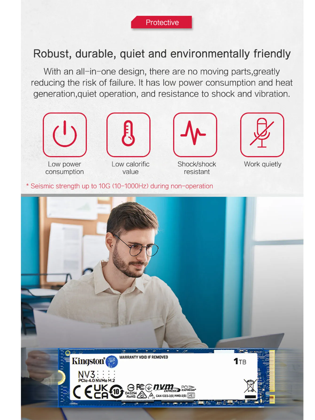 Kingston NV3 M2 SSD NVMe PCIe M.2 2280 500GB 1TB NV2 Internal Solid State Drive 2TB 4T KC3000 Hard Disk untuk PC Notebook Desktop