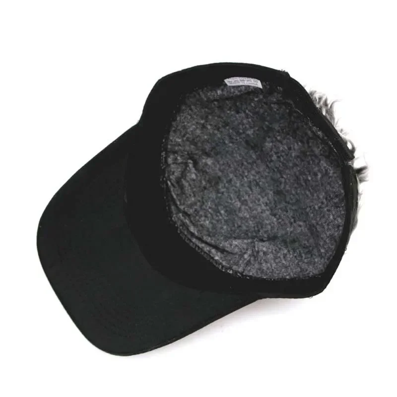 جديد للجنسين عادية التمويه قبعة بواقٍ للشمس الرجال النساء قابل للتعديل الشمس ظلة الهيب هوب قبعة بيسبول مع مسنبل الشعر الباروكات Casquatte #6