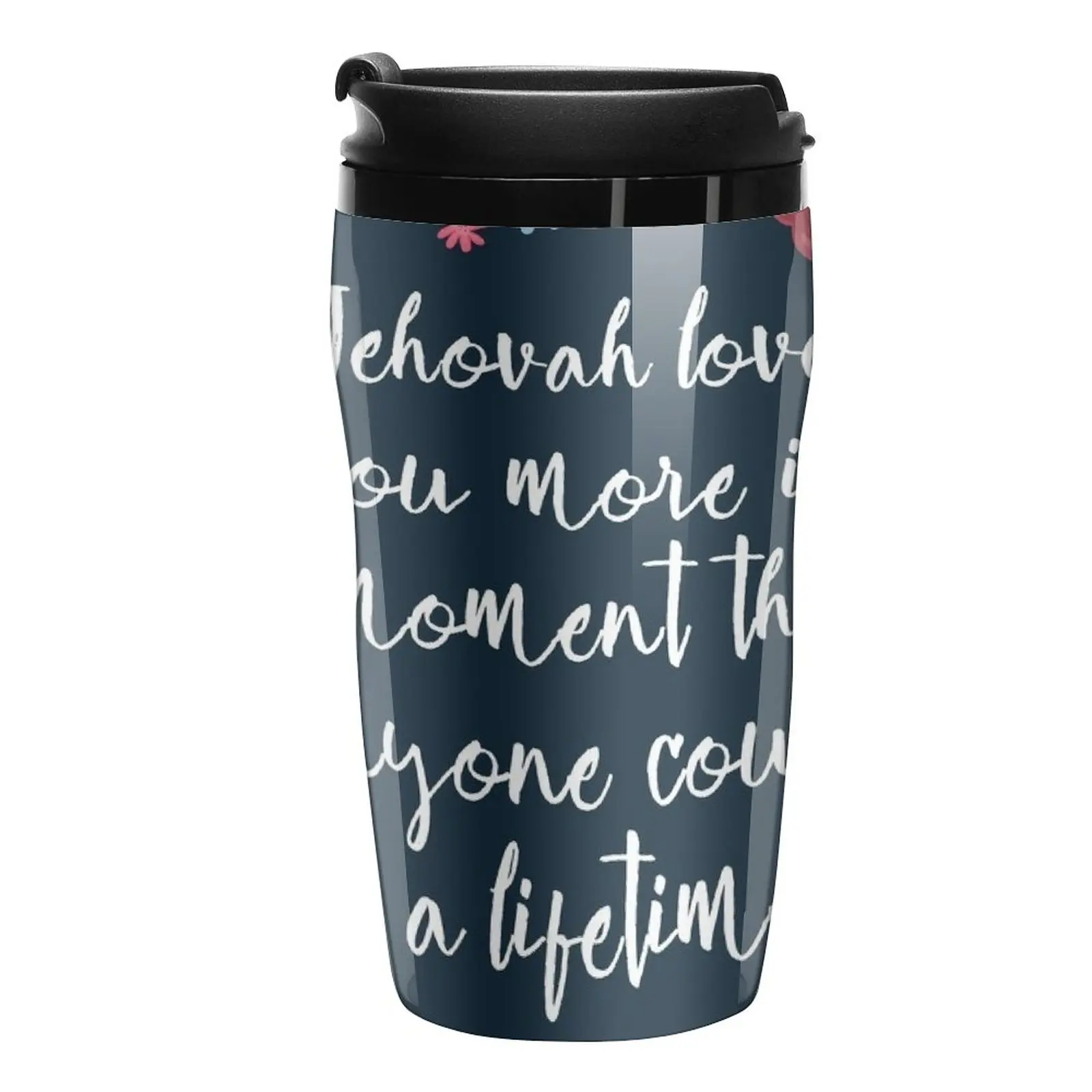 

New JEHOVAH LOVES YOU Travel Coffee Mug Coffee Cup Set Cute Mugs Coffee Set