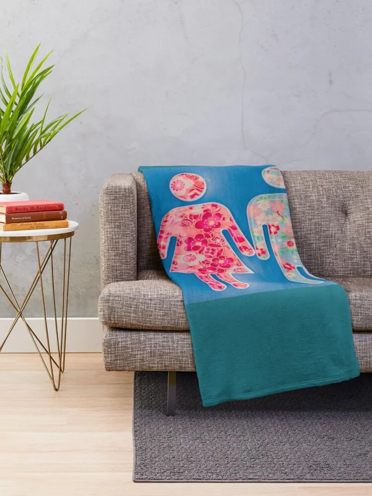 floral outfits Throw Blanket warm winter For Sofa Thin Blankets