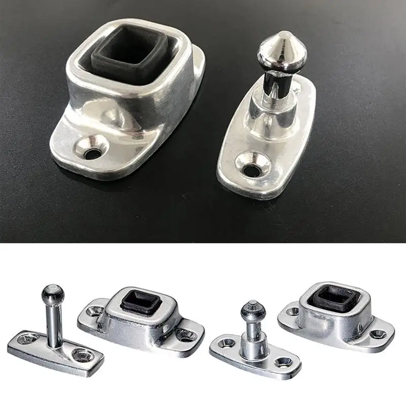1 Set RVs Caravan Door Plug Bracket Luggage Door Fixing Clip Stopper Aluminum Campervan RV Interior Accessories