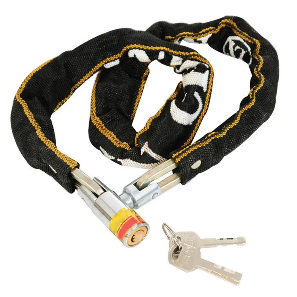 Bicycle Lock Safe Metal Anti-Theft Outdoor Bike Chain Lock Security Reinforced Cycling Chain Lock Bicycle Accessories