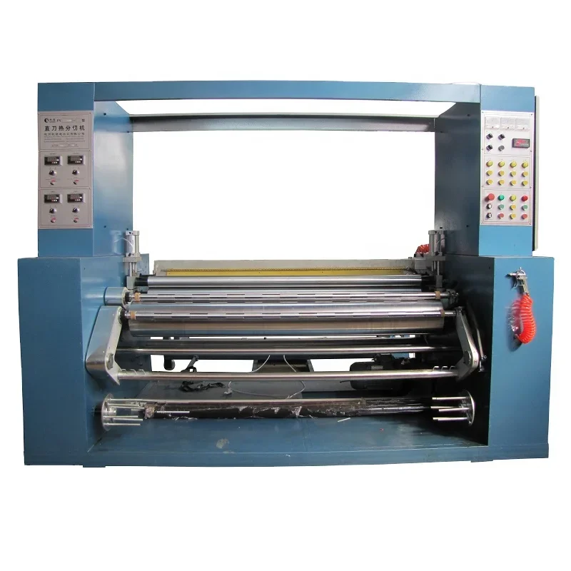 Automatic China Professional Hot Knife Fabric Cutter  Non Woven Fabric Slitting Machine Fabric Slitting Machine