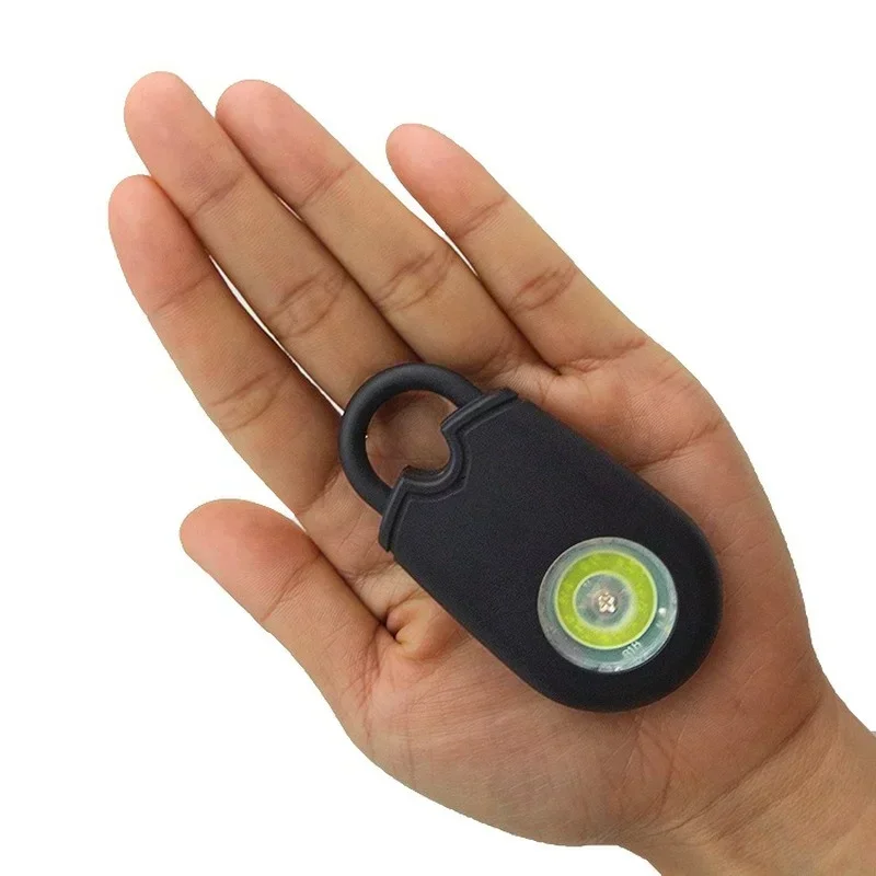 Alarmes de sécurité d'urgence portables pour filles et femmes, auto-défense, 130 DB, décibels avec lumière LED, clé de sécurité JOPedant, anti-loup