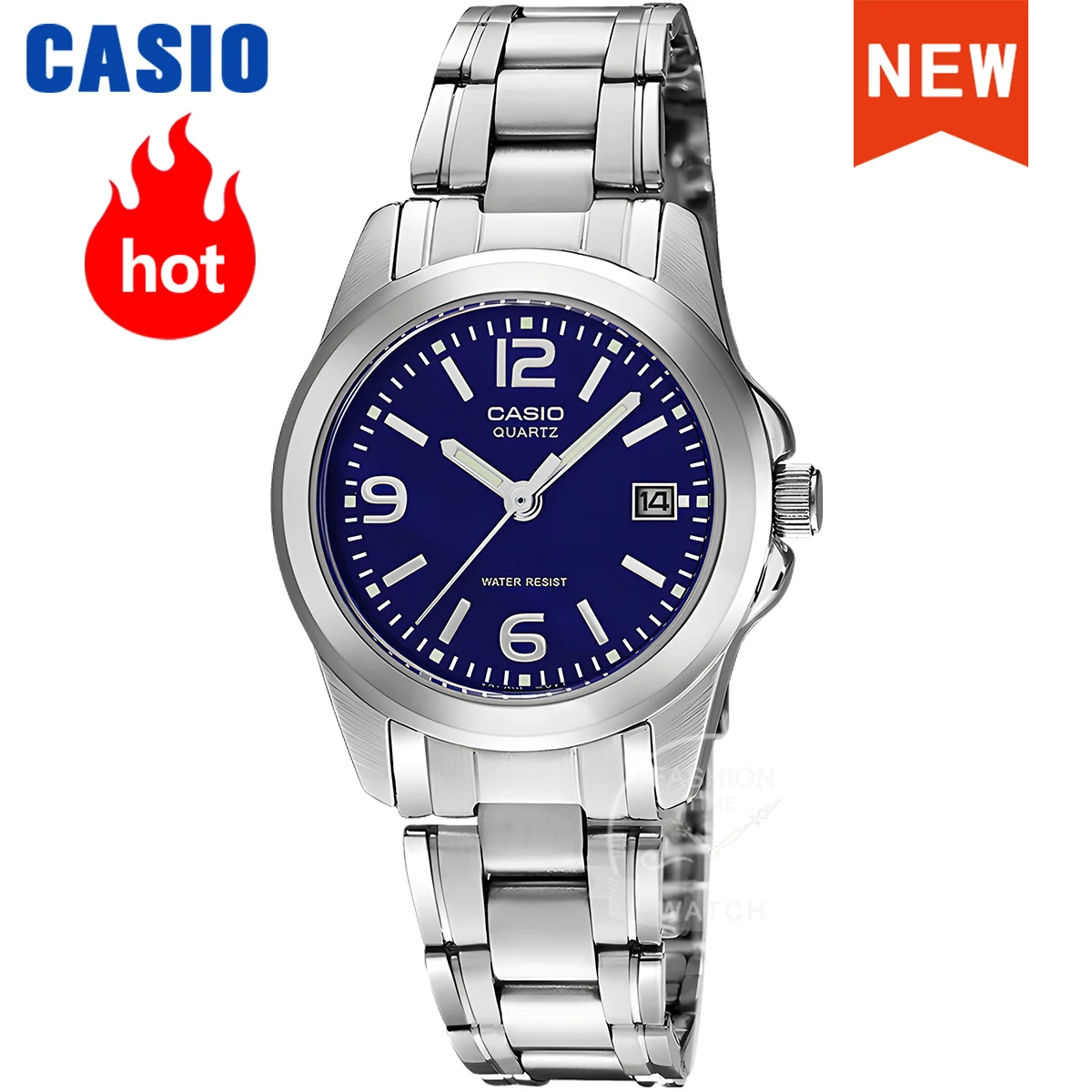 Casio watch Business Steel Strap Women's Watch Waterproof Quartz watch Gifts Clock reloj mujer relogio moda fashion LTP-1215A