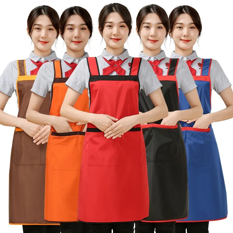 

Kitchen apron, household server, water and oil resistant, restaurant kitchen, home cover, work apron