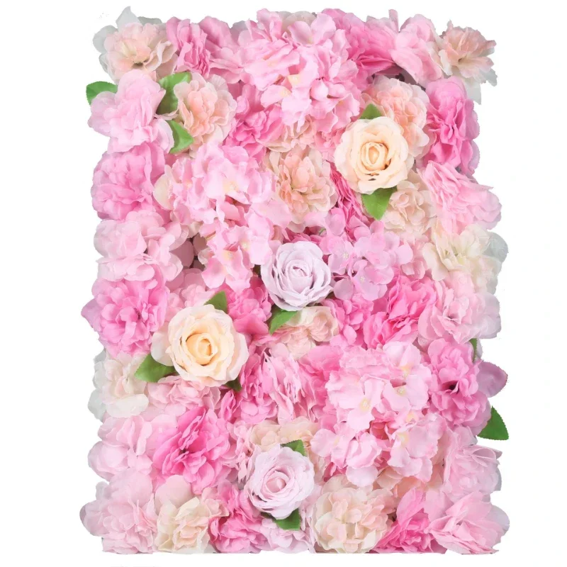 60CM Artificial Flower Wall 3D Background Wedding Supplies Photography Props Artificial Flower Weddings Decor Silk Flower