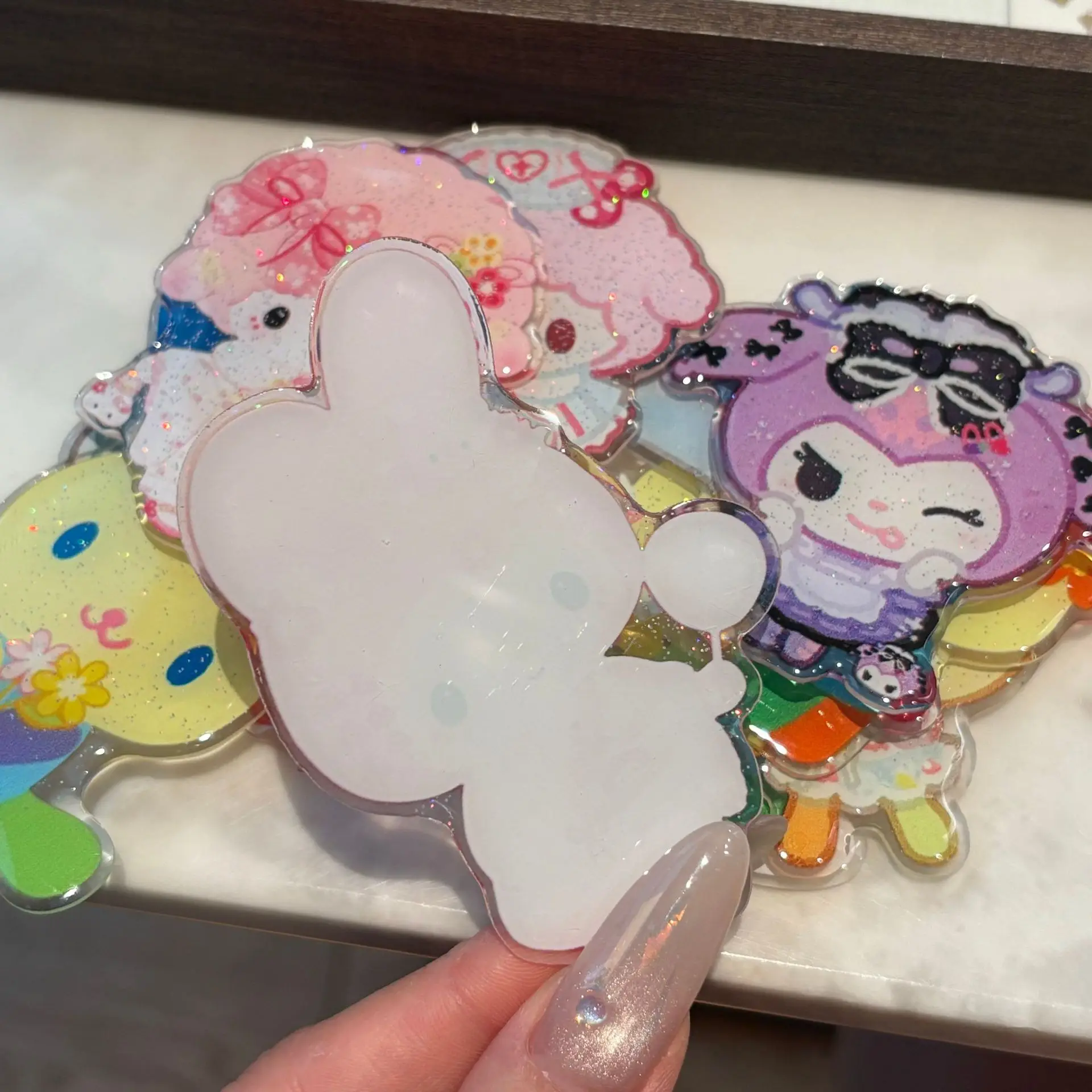 Ballet Wish Me Mell Sanrio Acrylic DIY Accessories Handmade Phone Stand Brooch Backpack Decor Craft Supplies - view 6