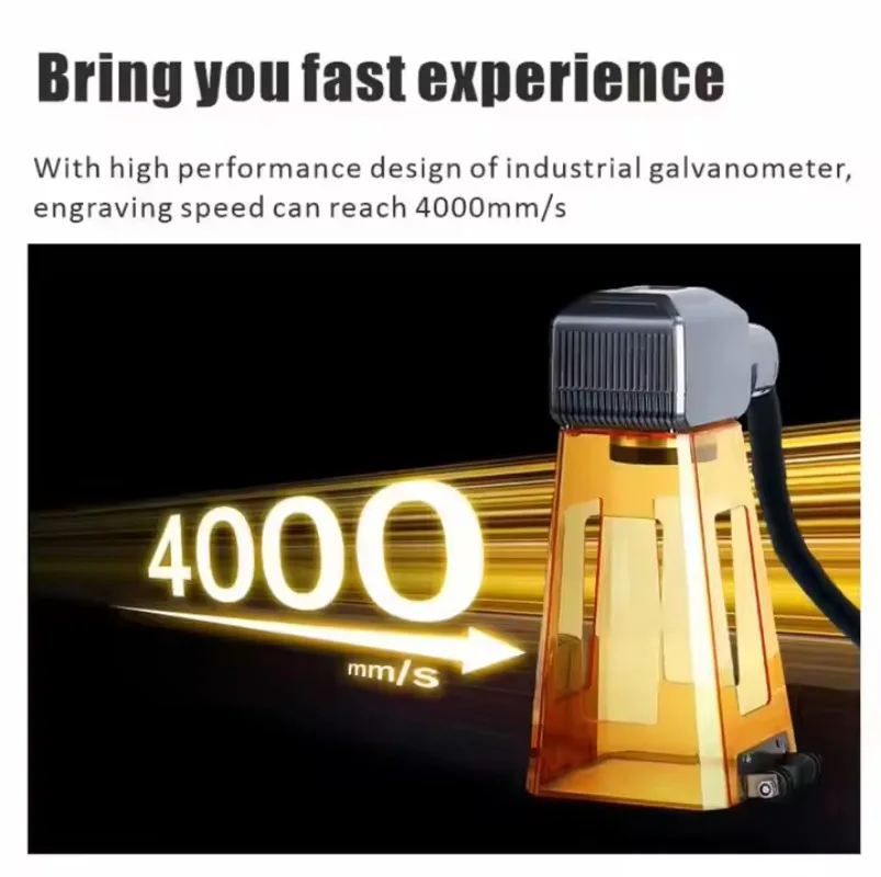 Professional Mini Portable 15000mah Fiber Laser Engraving Cutting Machine Easy-to-Operate Marking for Metal New