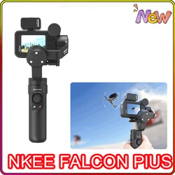 INKEE FALCON Plus Gimbal Stabilizer 3-Axis Anti-Shake Handheld Gimbal for Action Cameras Hero 10 9 8 7 6 5 4 3 Osmo Insta360