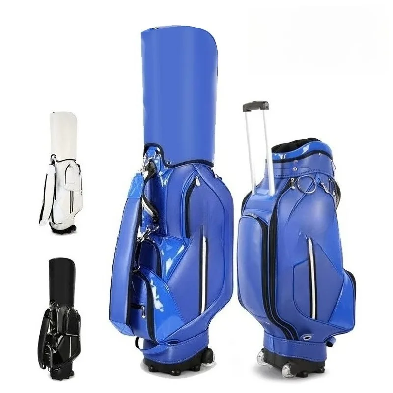 Golf Trolley Tug Ball Bag Built Hidden Rod Freely Pull Out To Achieve Easy Dragging Ideal Carrier For Golf Accessories Transport