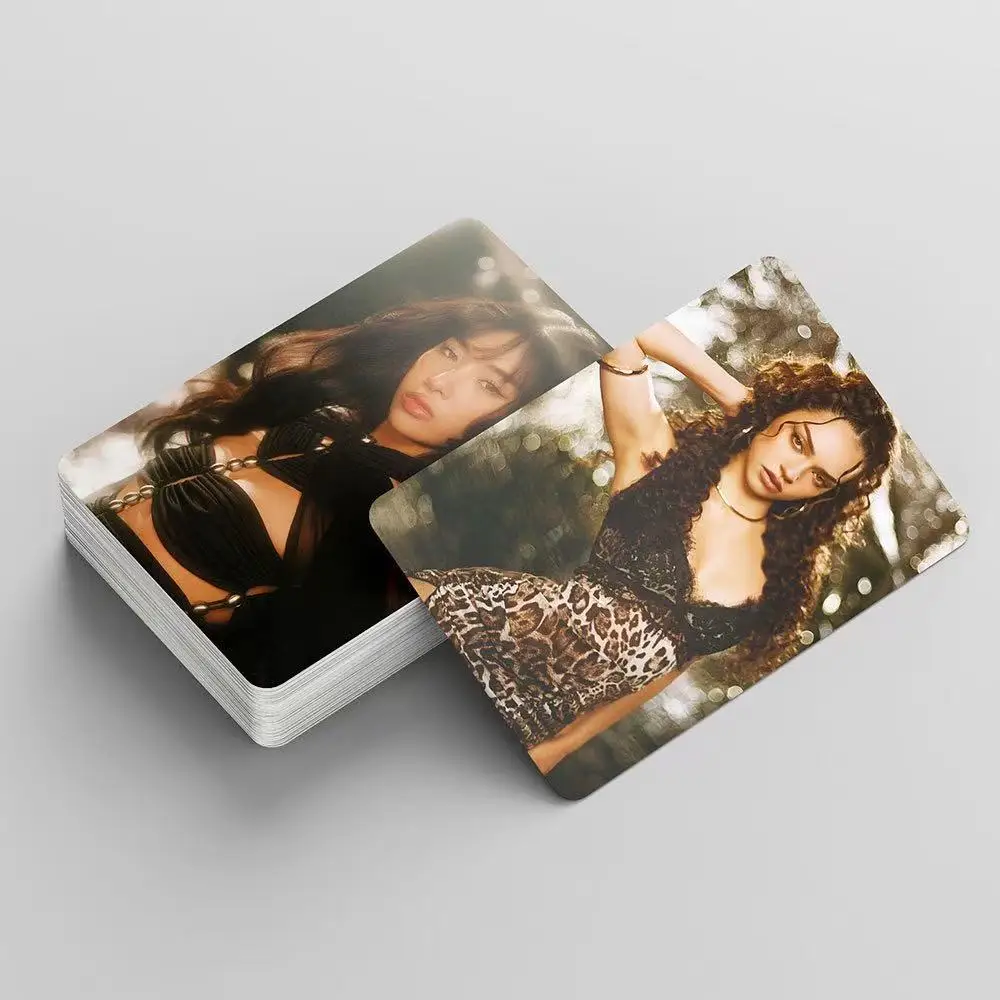 55Pcs/Set Kpop Idol KATSEYE New Album BEAUTIFULCHAOS Lomo Cards LARA DANIELA HD Printd Photocards Stickers Fans Gift