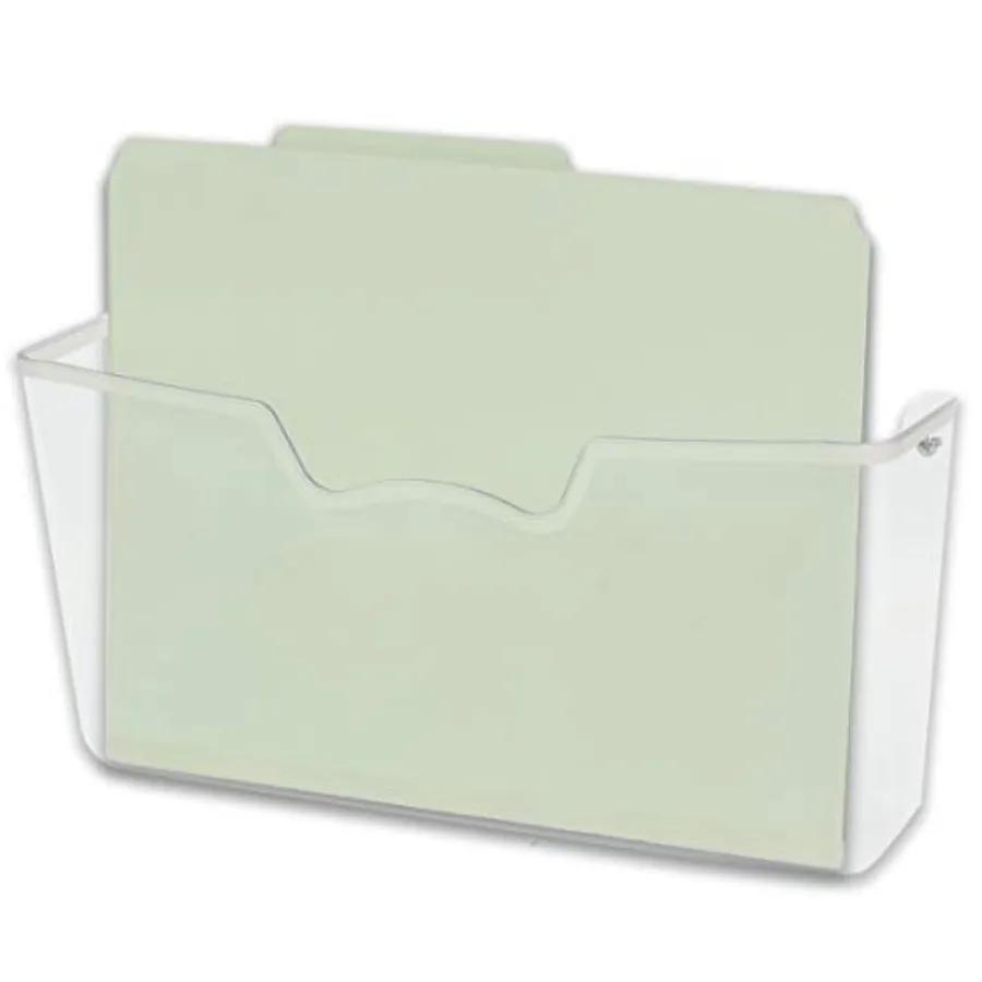 Wall Mount Pocket Document Organizer for Hanging File Holder