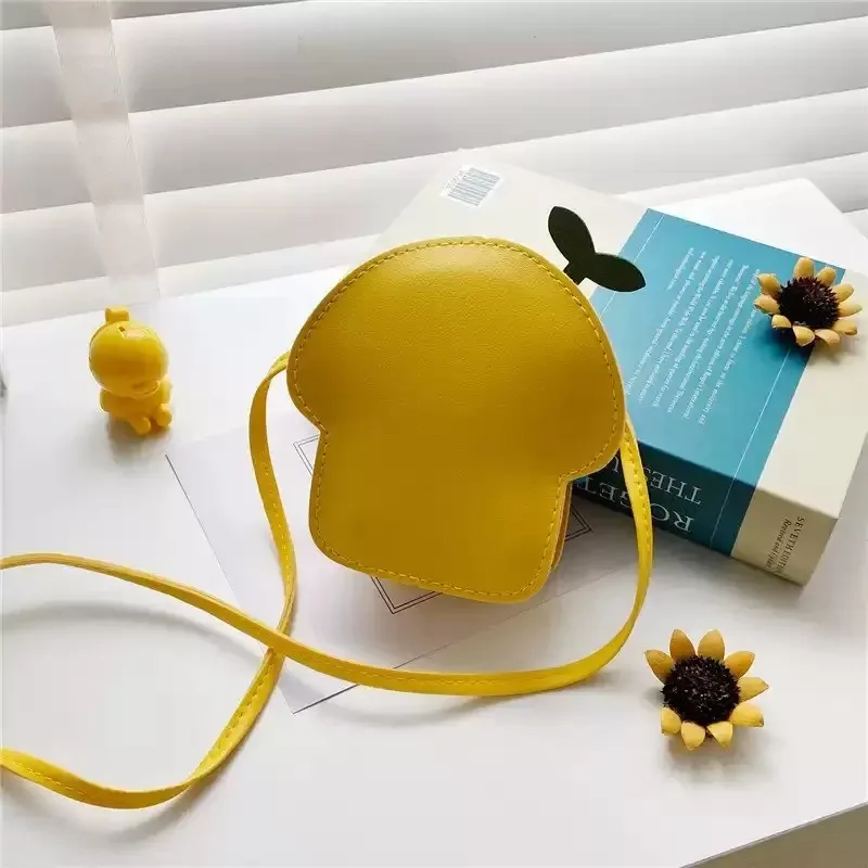 محفظة نقود معدنية على شكل منزل فطر لطيف حقيبة كروس كاجوال من البولي يوريثان للفتيات والأطفال والسفر المدرسي وإكسسوارات الموضة اليومية #6