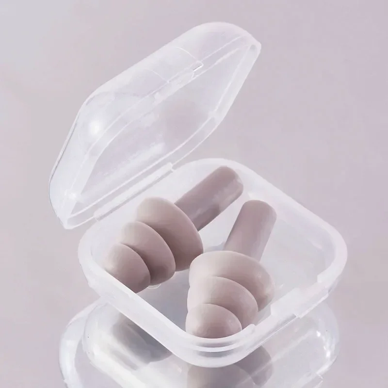 Colorful Soft Silicone Earplugs Waterproof Swimming Waterproof Insulation Comfort Ear Plugs Noise Cancelling For Sleep