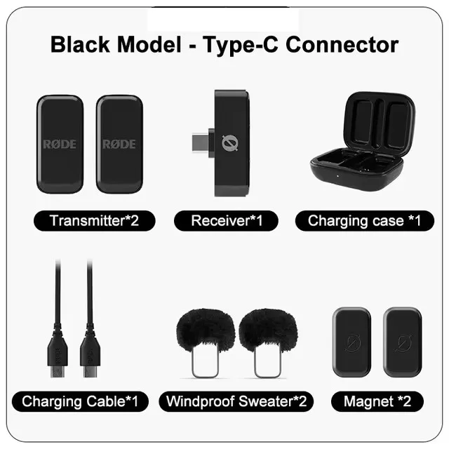RODE Wireless Mic 2.4GHz for Smartphone USB-C image 1