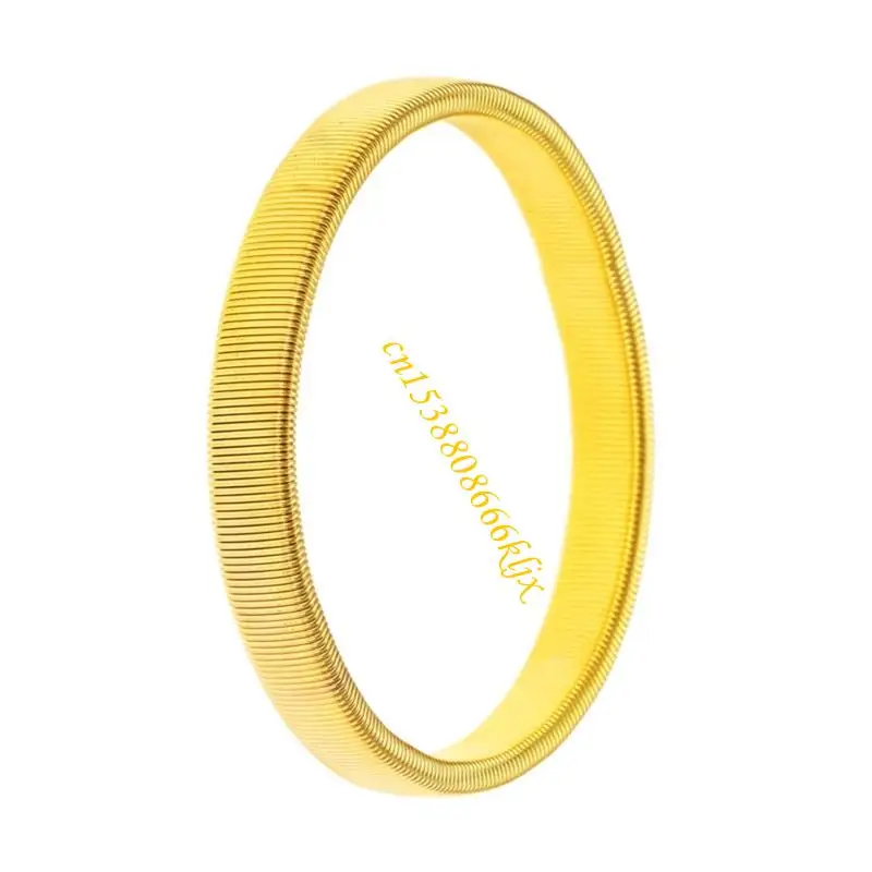 Goresan lengan elastis lengan elastis pria pria goresan cegah electroplate armcuff 066c