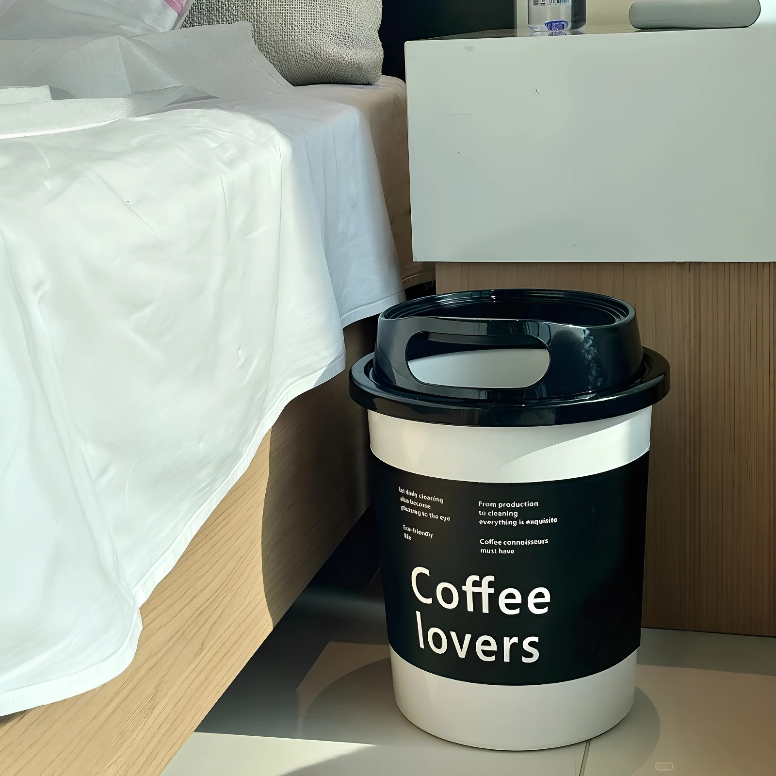 

Креативная кофейная кружка-контейнер для дома, гостиной, спальни, маленькая, из утолщенного картона и полипропилена, без крышки, круглая, 3 л, с крышкой.